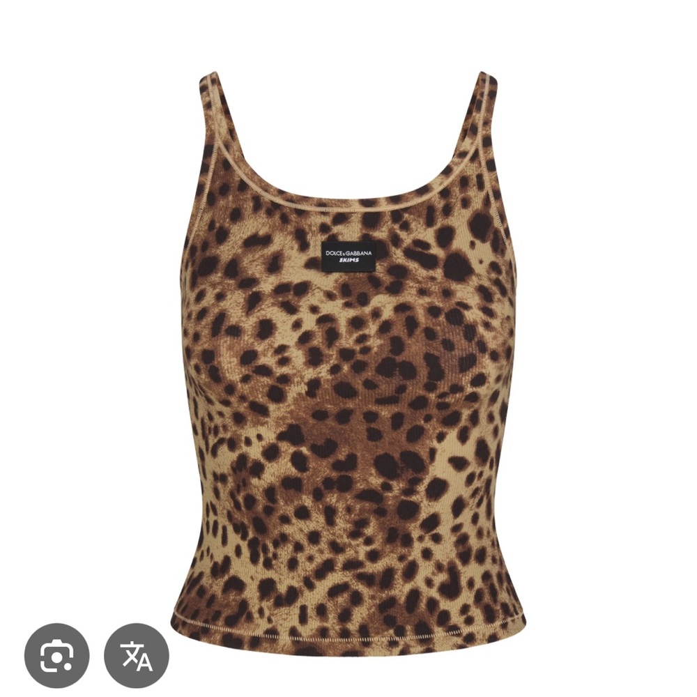 Dolce & Gabbana skims collab Leopard Print Women's Top